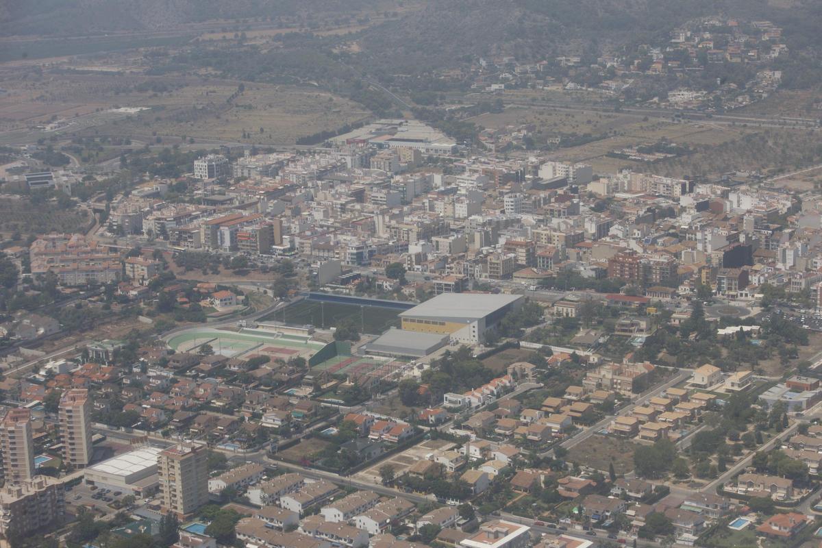 Una imagen aérea de parte del término municipal de Benicàssim