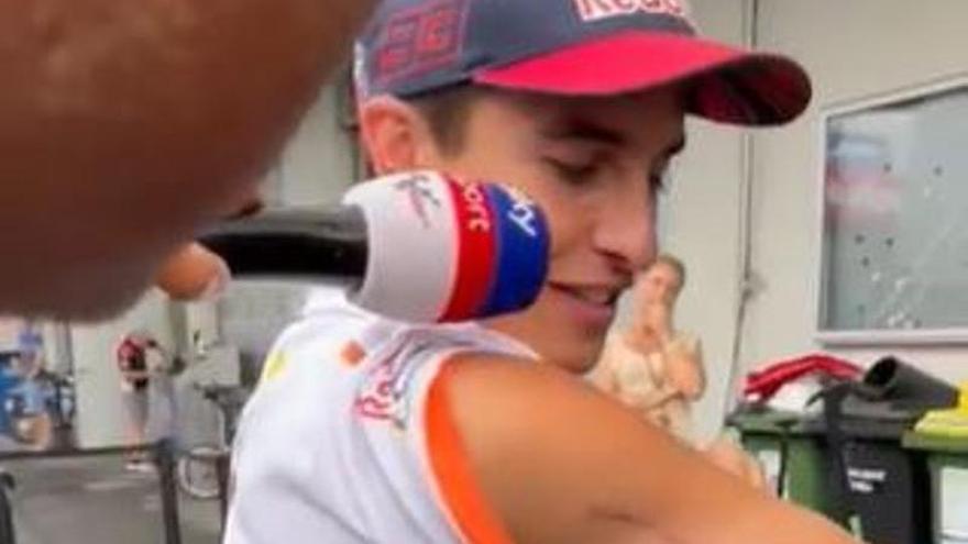 Marc Márquez: &quot;No hay espacio para más cicatrices en el brazo&quot;