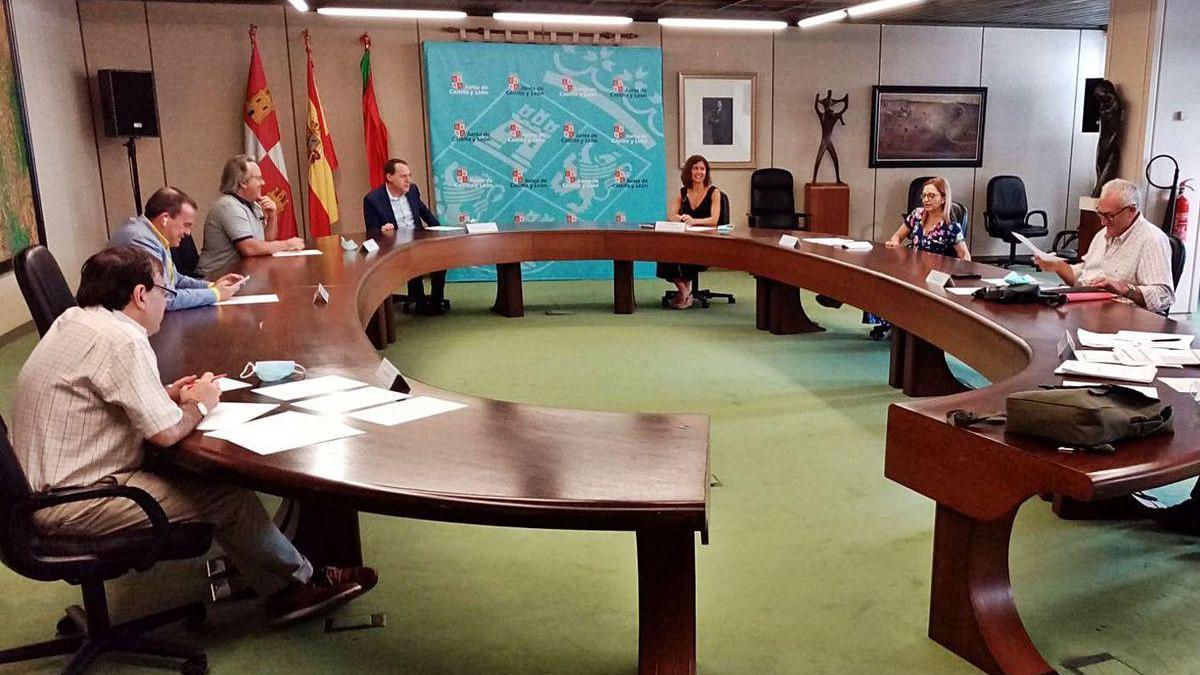 Reunión del Centro de Coordinación Operativa Integrada celebrada ayer en Zamora.