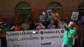 Los agricultores, al límite por la sequía, piden "hechos" a la Conselleria de Agricultura