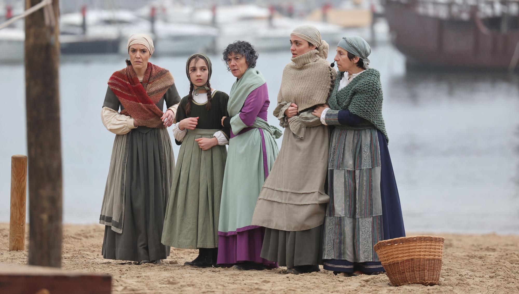 La representación teatral triunfó pese a la lluvia para luego trasladar el ambientazo de fiesta a las calles del casco histórico