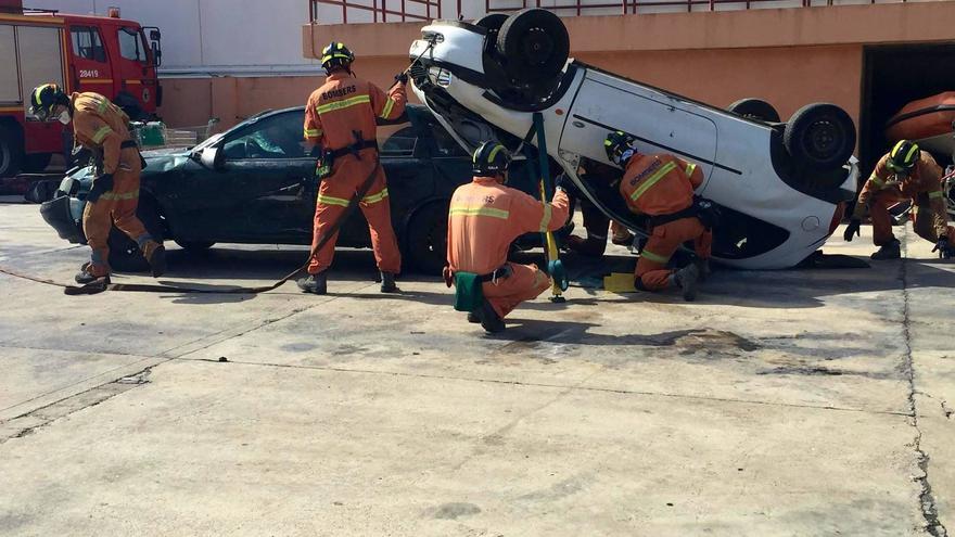 El equipo de Gandia vuelve a ganar el encuentro de rescates en accidentes de tráfico