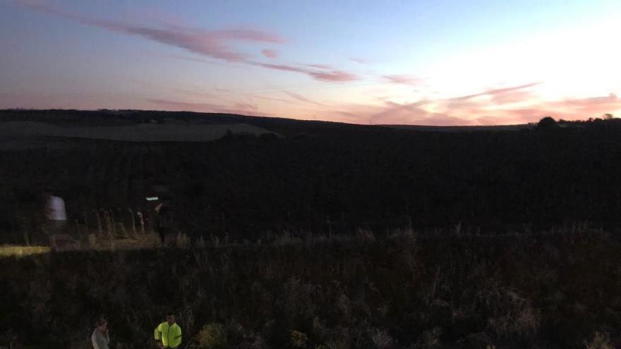 Accidente entre Sanzoles y Moraleja del Vino