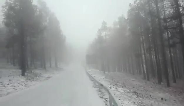 Nieve en Gran Canaria (29/01/2018)