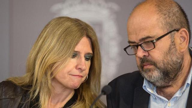 Eva Montesinos y Miguel Castelló durante una rueda de prensa