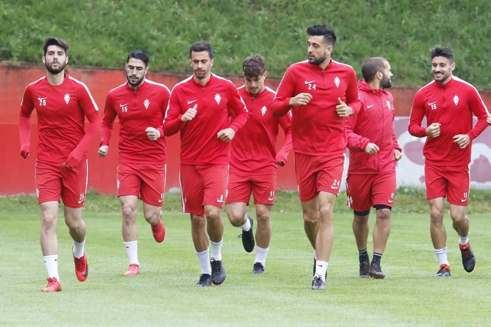 Entrenamiento del Sporting