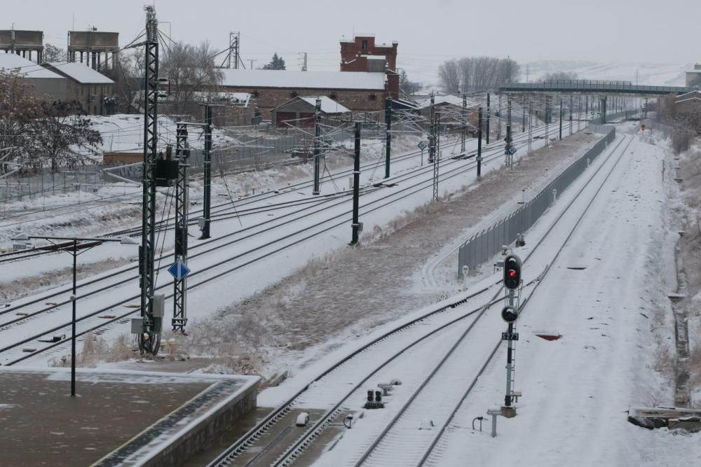 Nevada en Zamora: La ciudad, intransitable