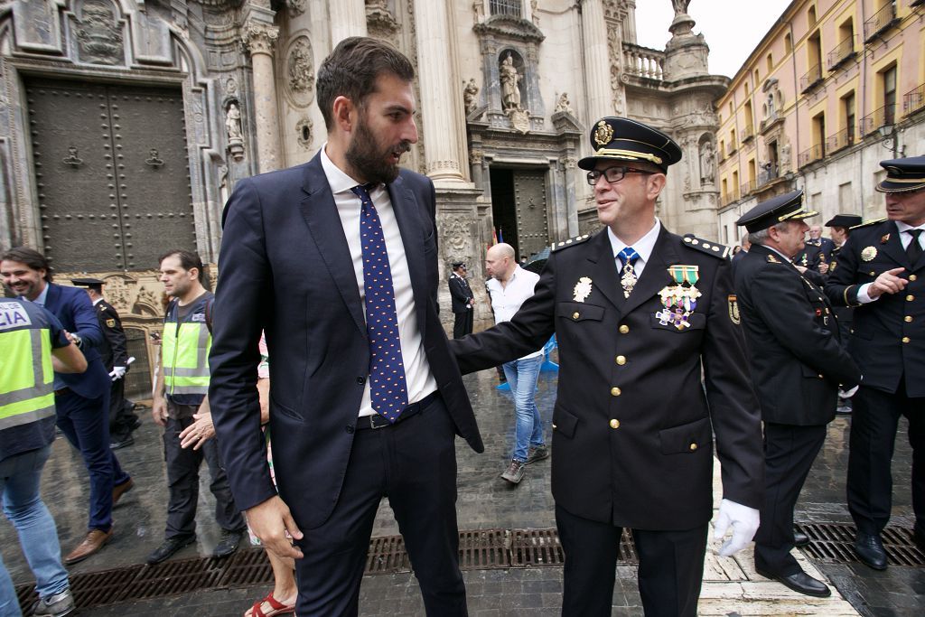 Las imágenes de la celebración de los Santos Ángeles Custodios de la Policía Nacional en Murcia