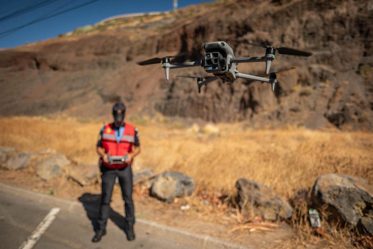 Drones de la Policía de Santa Cruz