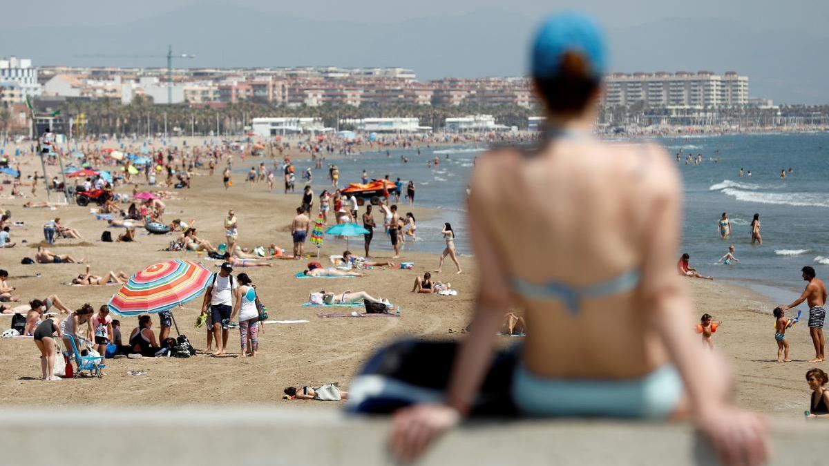 Imagen de la playa de Las Arenas.