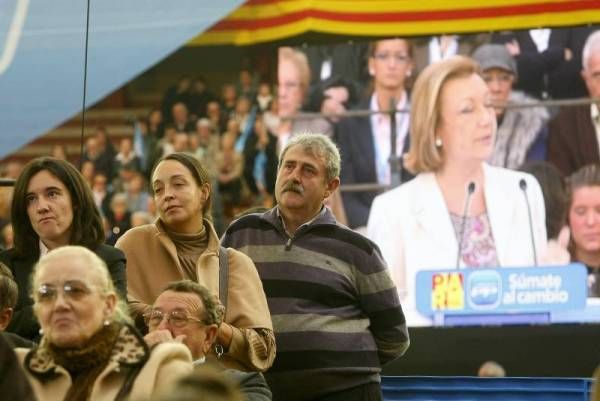 Las imágenes del mitin de la coalición PP-PAR en Zaragoza