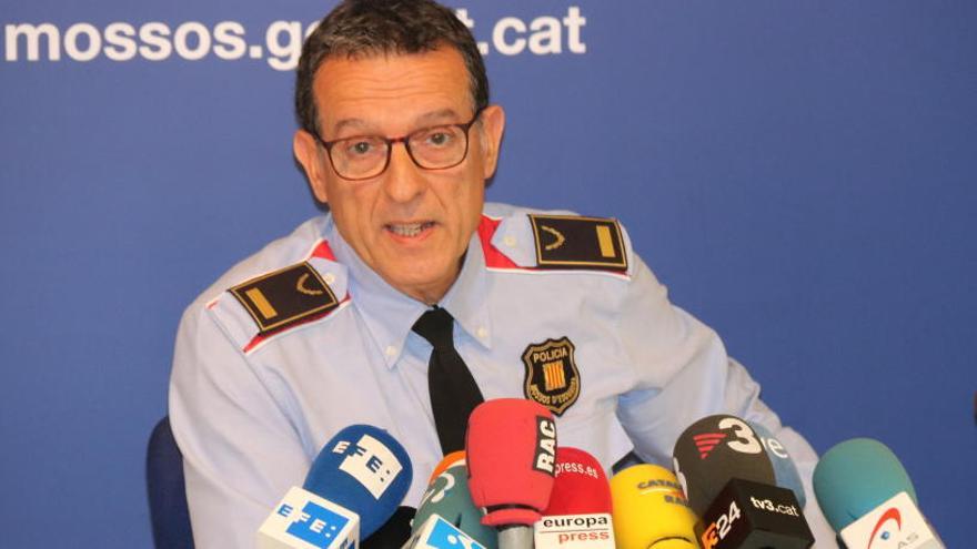 L&#039;inspector Albert Oliva, portaveu del Mossos d&#039;Esquadra