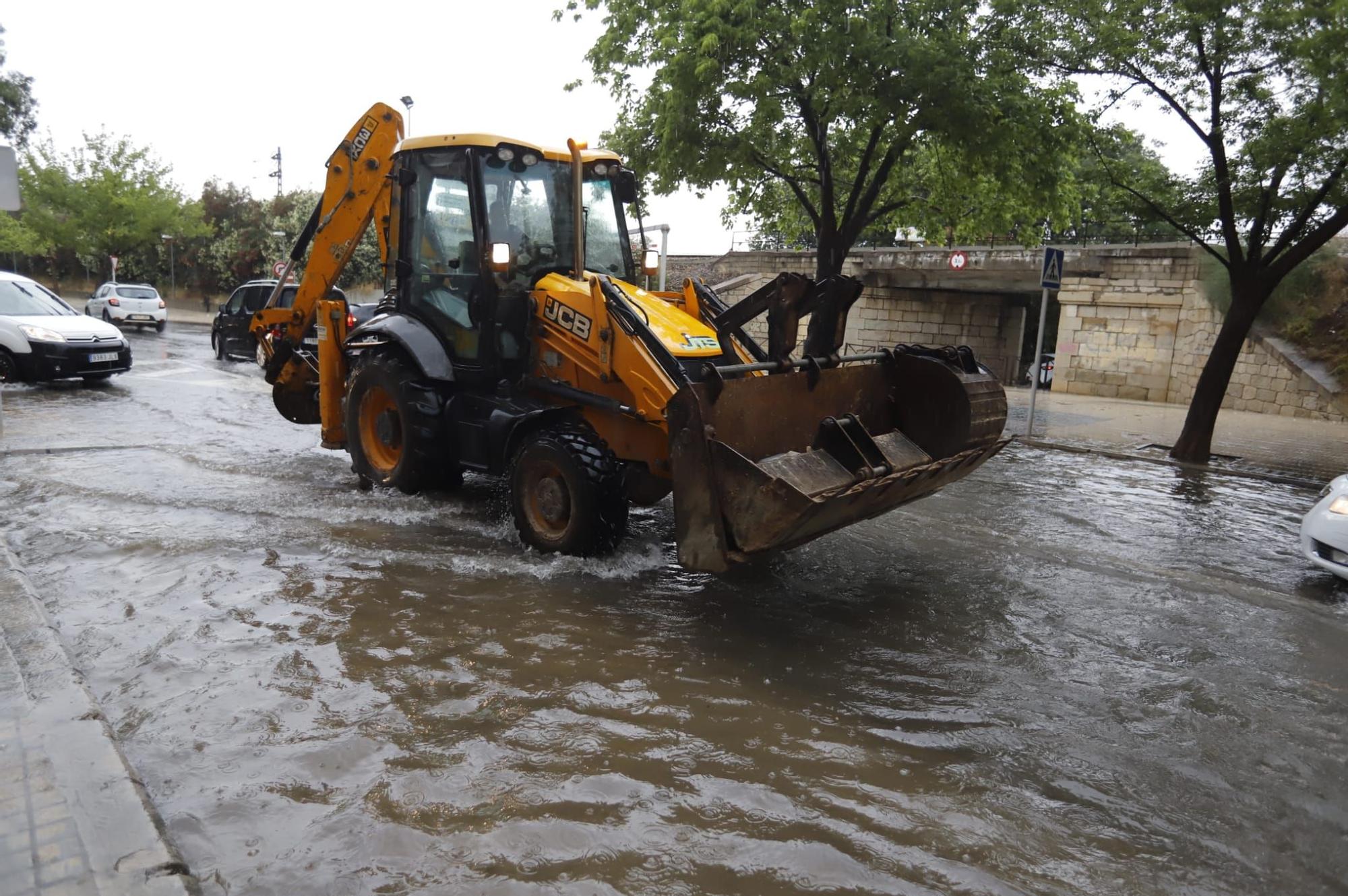 Las lluvias vuelven a golpear con fuerza en Xàtiva