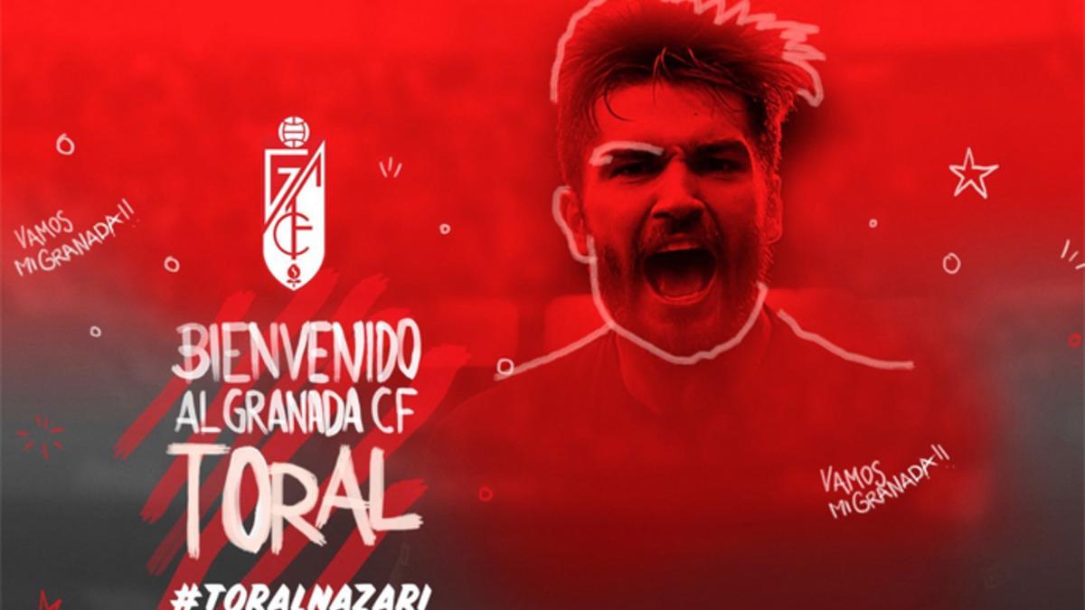 Toral, cedido del Arsenal al Granada hasta junio del 2017