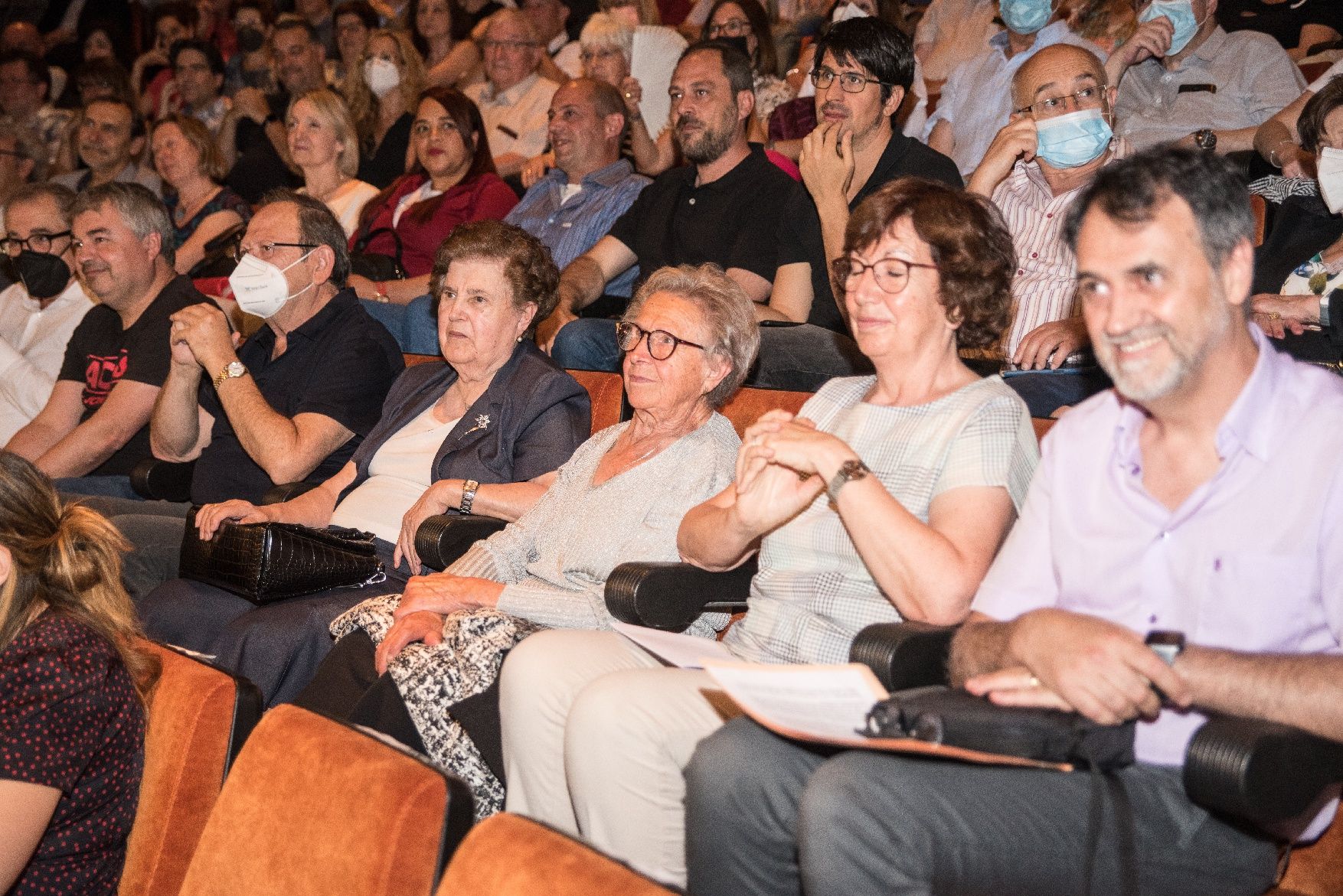 Ple en l'acte d'homenatge a Montserrat Morera, traspassada l’octubre passat