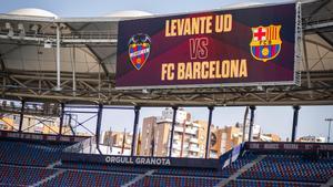 Un aspecto del Ciutat de Valencia, el estadio que acogerá el Levante-Barça correspondiente a la segunda jornada de la Liga.