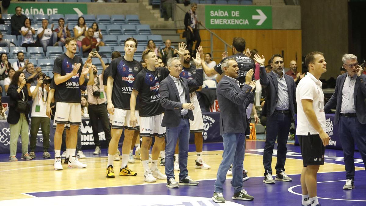 Momentos previos al inicio del partido