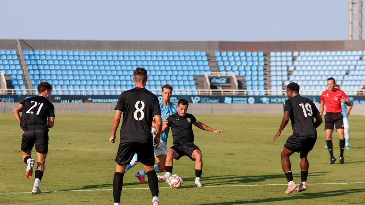 Imagen del último partido de la Peña ante la UD Ibiza.