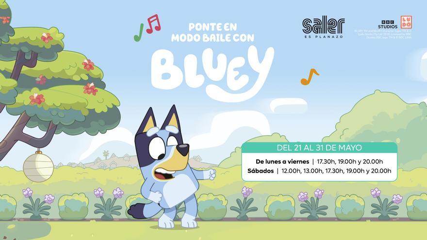 El show ‘Ponte en modo baile con Bluey’ se estrena por primera vez en València en el Centro Comercial Saler