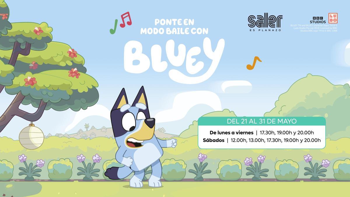 Bluey llega a València de la mano del Centro Comercial Saler.