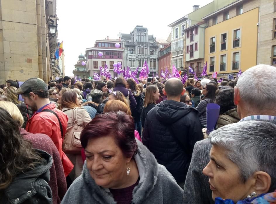 8-M en Asturias: El feminismo inunda las plazas