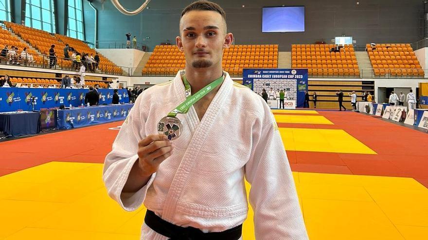 Aixel Ramírez, plata en la Copa de Europa cadete de Coimbra