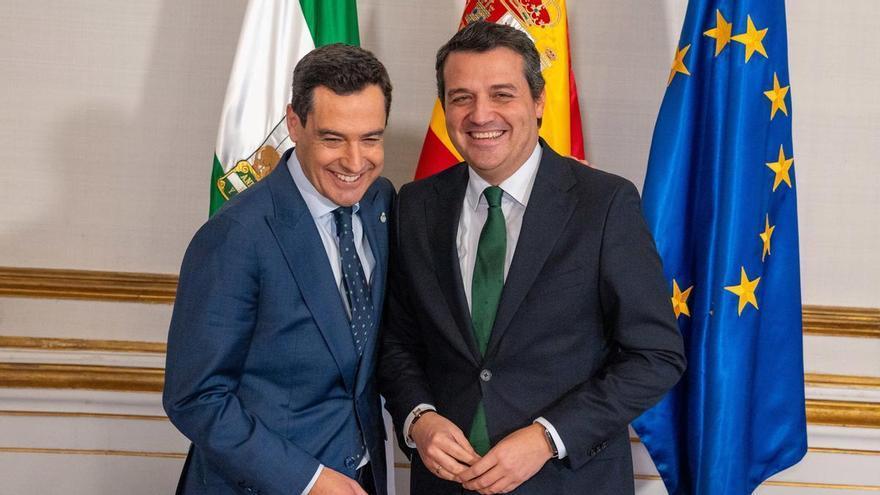 El presidente andaluz y el presidente de la FAMP y alcalde de Córdoba,