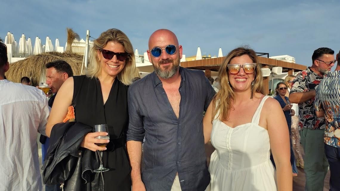 Janinne Rauen, Diego Gallego y Lucia Dimeglio.