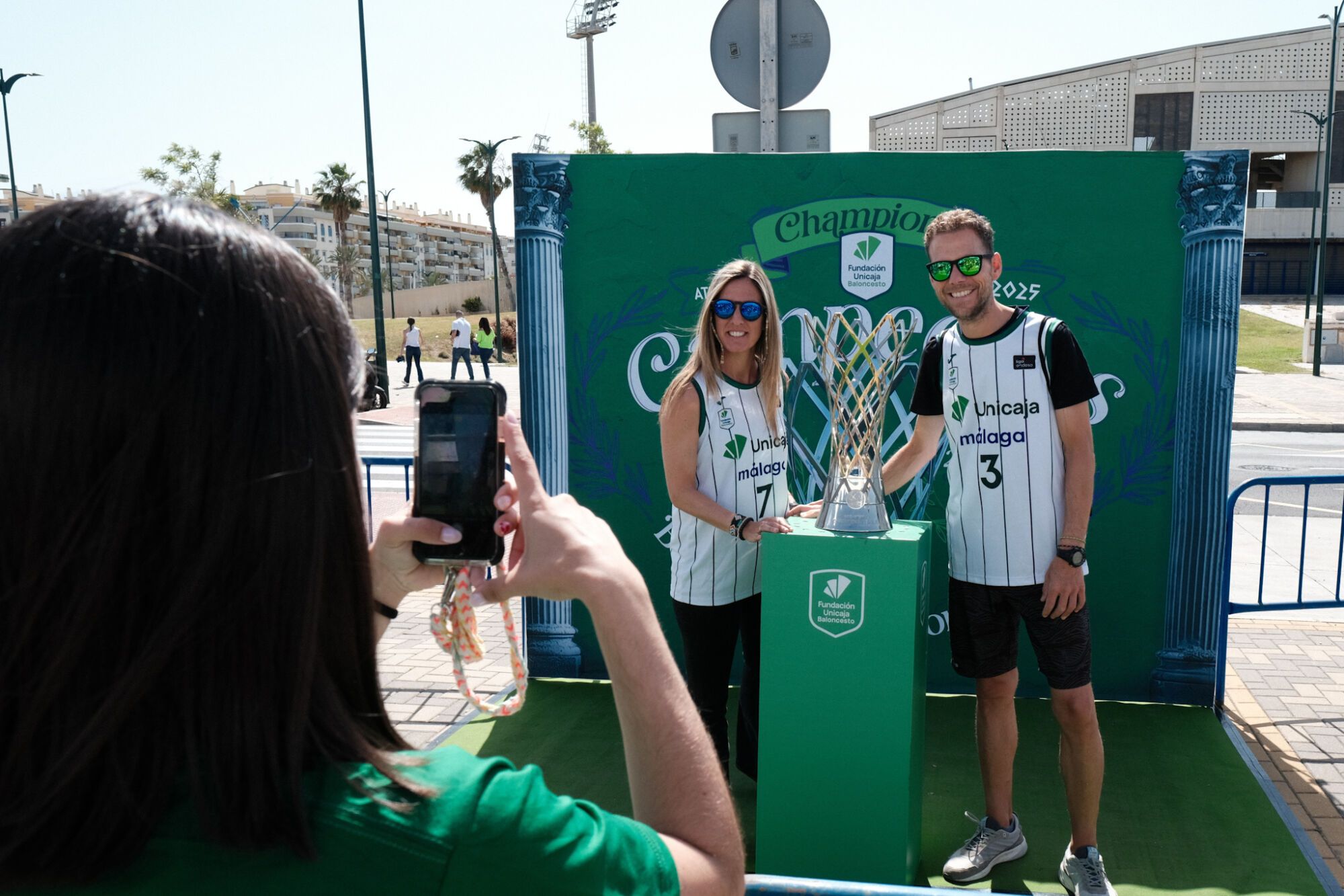 Imágenes de la celebración del título de la BCL en el Carpena