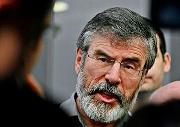 O dirixente do Sinn Féin Gerry Adams.