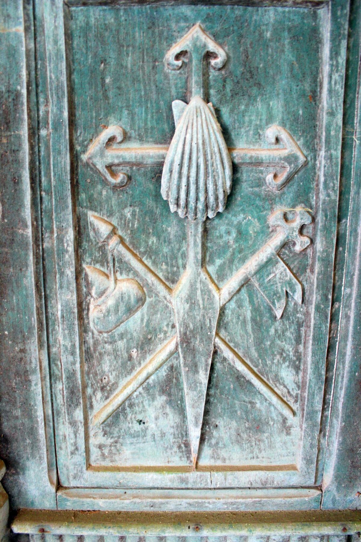 camiño geira arrieiros pardesoa porta iglesia apóstol santiago