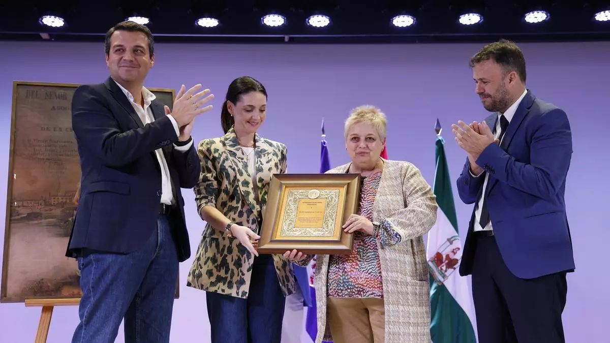 Pilar Sanabria pregona a San Rafael en un tono poético y emotivo