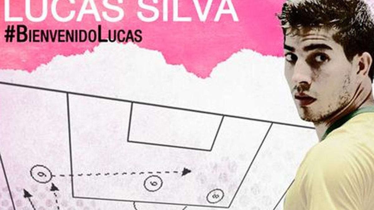 El Madrid hizo público el fichaje de Lucas Silva
