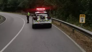 La Guardia Civil de Salas investiga a un camionero que quintuplicaba la tasa de alcohol permitida