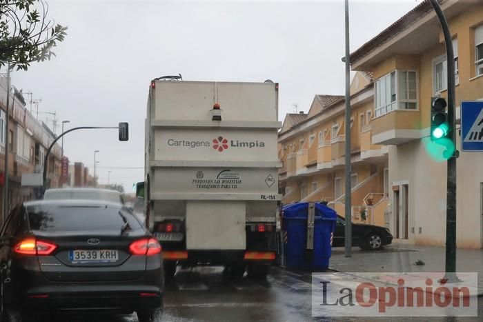 Temporal en Murcia: Los efectos de las lluvias en Los Alcázares y Cartagena