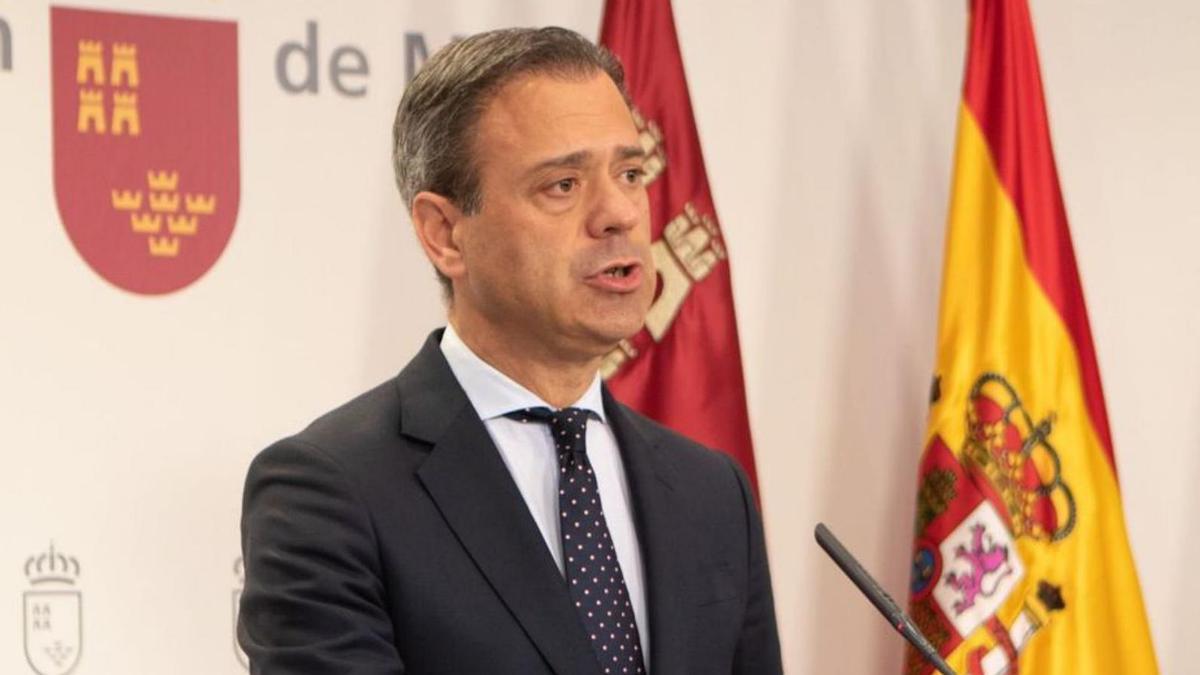 El consejero de Presidencia, Marcos Ortuño. | CARM