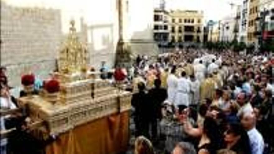 Los católicos festejan el día del `Corpus Christi´