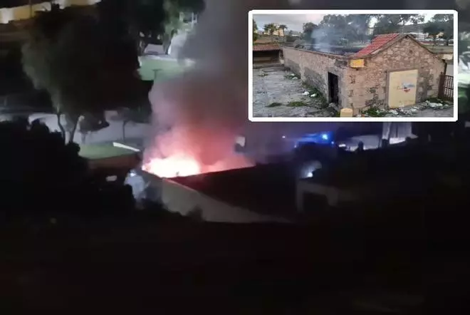 Incendio de la Condesa en Telde