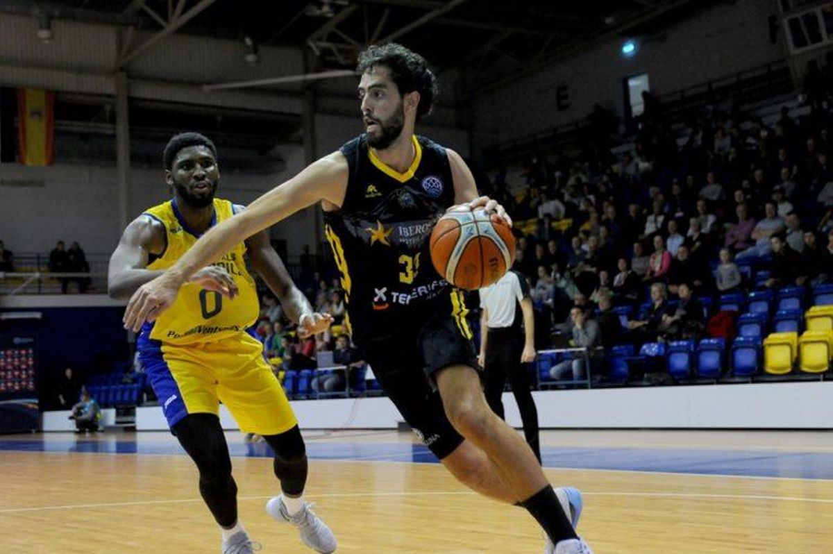 Javi Beirán, en un partido con el CB Canarias
