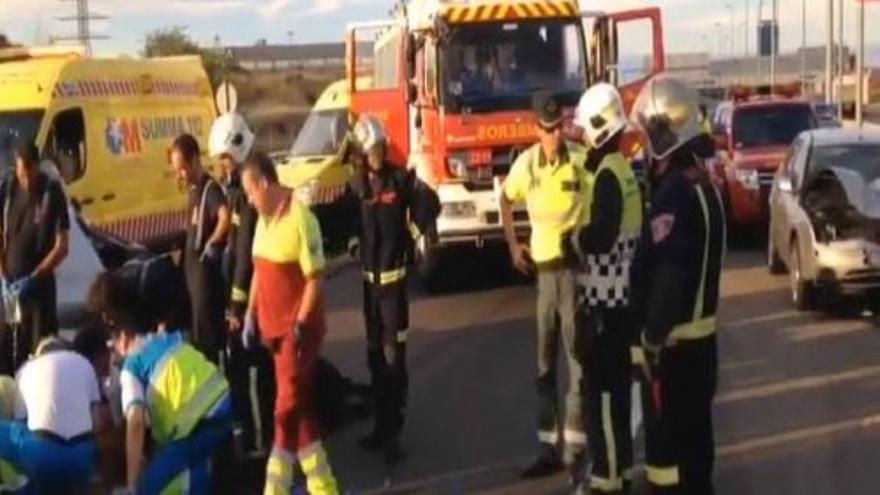 Fallece un bebé en un accidente de tráfico en Madrid