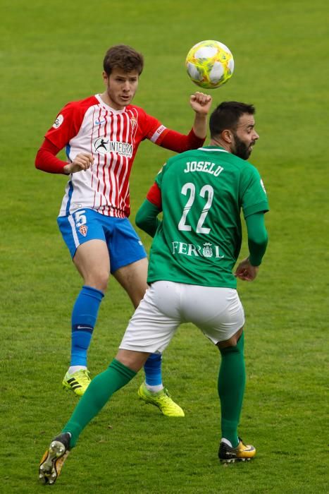 Partido Sporting B-Racing de Ferrol.