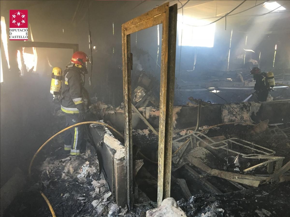 Mueren calcinados 500 conejos en Segorbe