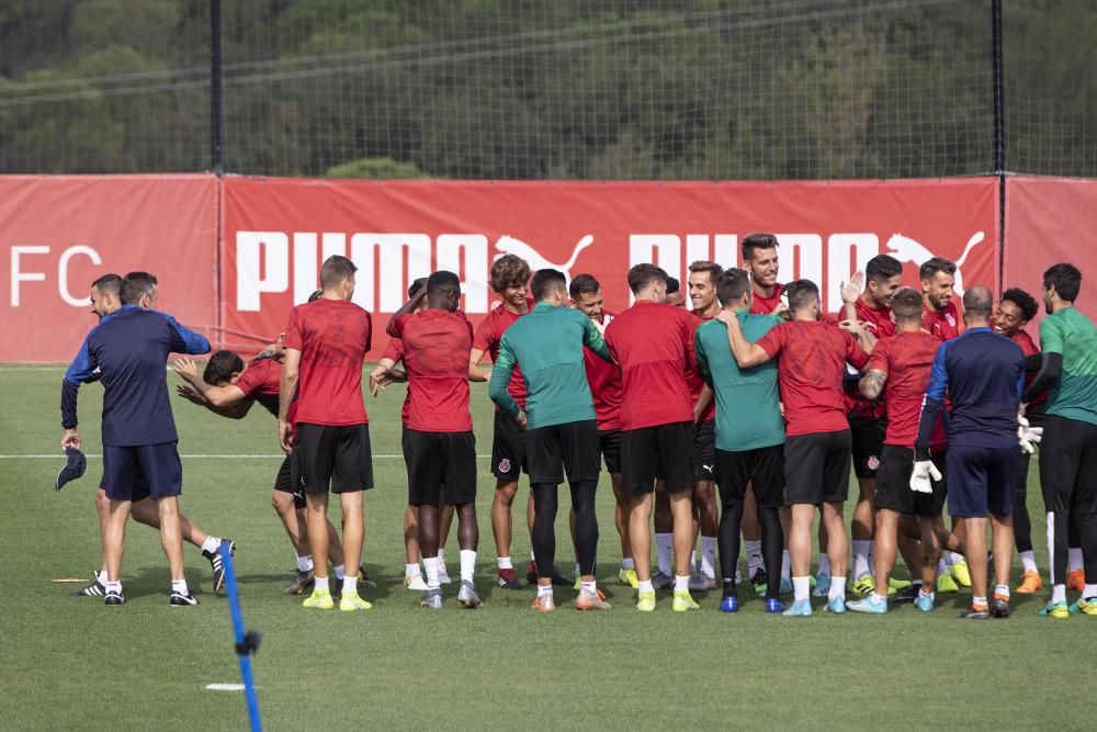 Entrenament del Girona FC