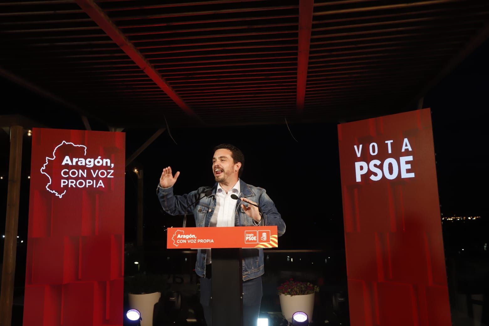 Los partidos cierran la campaña del 28M en Aragón