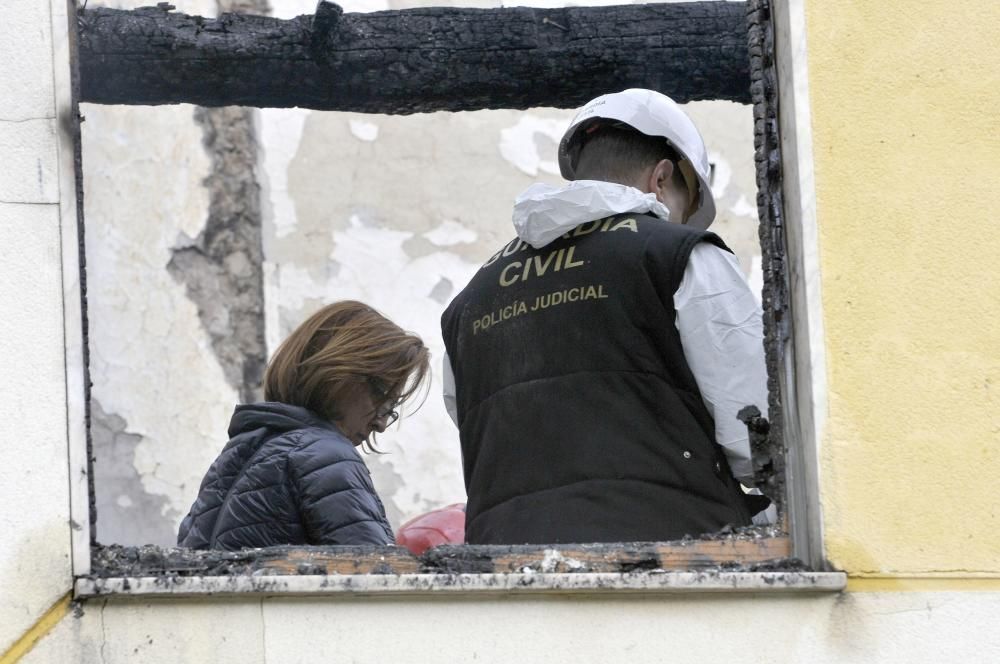 Fallece un hombre en un incendio en una casa de La Xerra, en Laviana