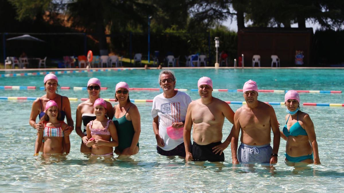 Participantes en el maratón solidario del club Mirasierra.