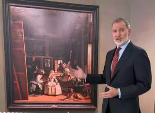 Felipe VI, 'instagramer' y comentarista de 'Las Meninas'
