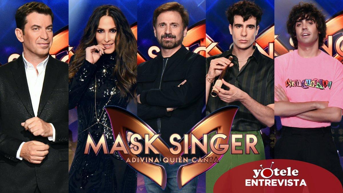 Arturo Valls, Malú, José Mota y los Javis, presentador e investigadores de 'Mask Singer: Adivina quién canta'