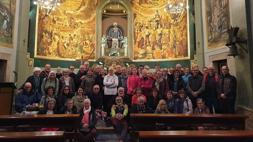 El grup de Caminades Daurades de Santpedor celebra el primer aniversari amb un dinar de germanor