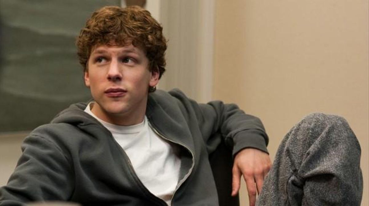 Jesse Eisenberg en el paper de Mark Zuckerberg, en una escena de la pel·lícula ’La xarxa social’. Jesse Eisenberg en el paper de Mark Zuckerberg, en una escena de la pel·lícula ’La xarxa social’.